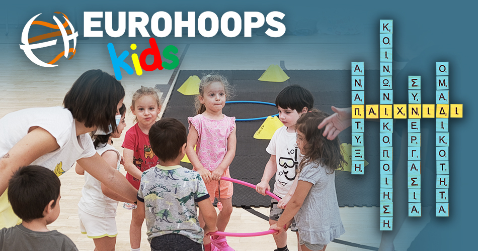 Eurohoops Kids: Κινητική εξέλιξη και πνευματική ανάπτυξη!